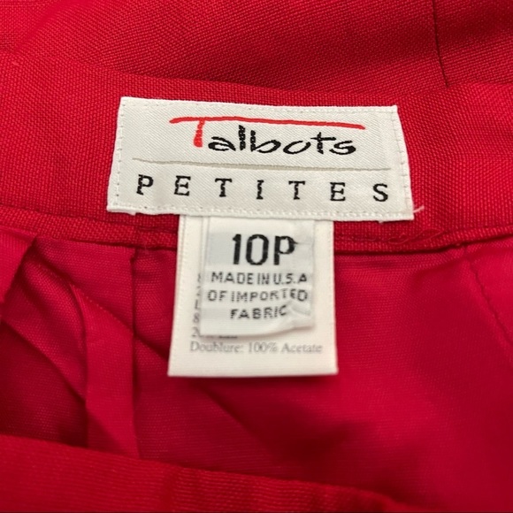 Talabots Women’s Red Skirt 10P - Picture 3 of 4